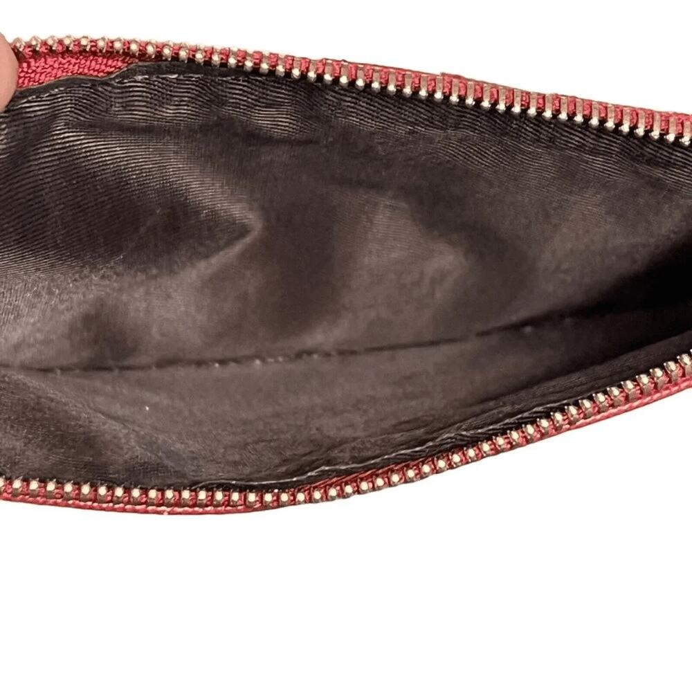 Travelambo Wristlet Wallet Womens Red Faux Leather Card Holder ID RFID - Picture 6 of 7